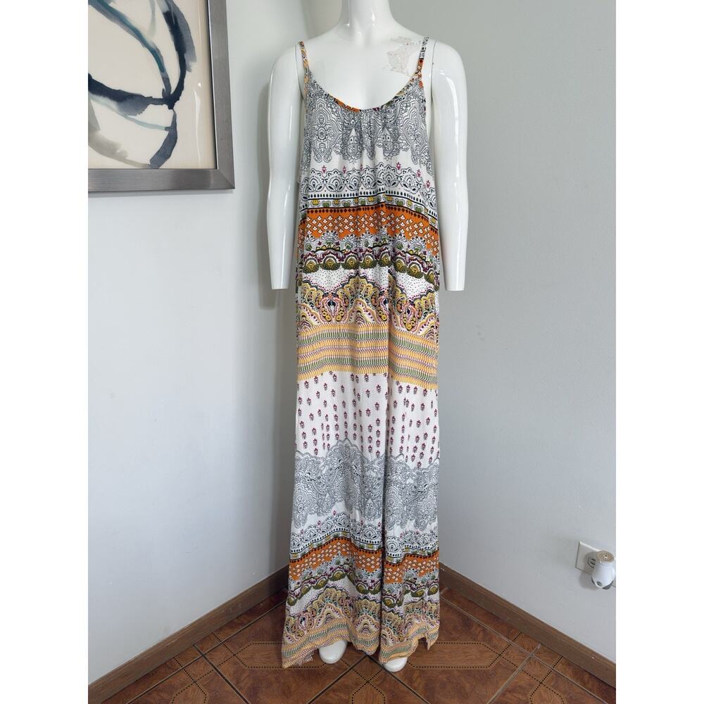 Riviera Sun Women's Maxi Dress Spaghetti Strap Sundress Summer Boho Beach NWT 2X - Picture 2 of 13